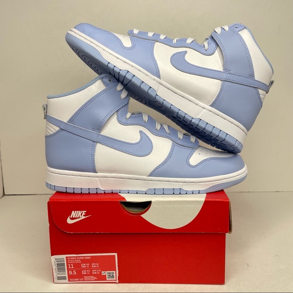 Nike Shoes - Nike Dunk High WMNS “Aluminum/UNC” NEW 2021